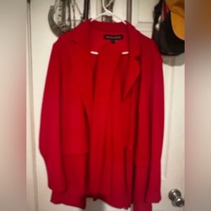 Boston proper women’s red suit size 16